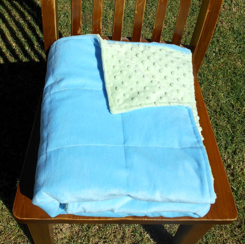 Custom fabric weighted blanket for kids 150 x 100 cm 2.5 kg | Etsy