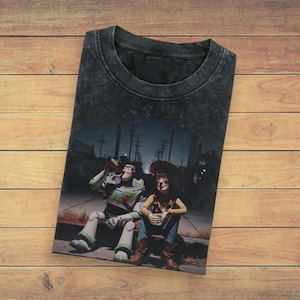 Comfort Colors Tshirt Toy Story, Animation Tee Shirt, Pixar Tee, Buzz Lightyear Woody Shirt For Men Women, Movie Lover Gift