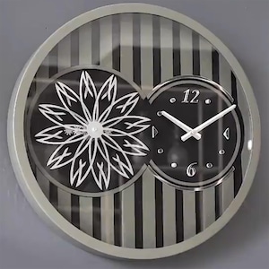Mechanical Design Silent Metal Wall Clock,Metal Gear Clock,Home Gift,Gold Metal Wall Decor,Unique Large Wall Clock,Gear Clock,Father&#39;s Day