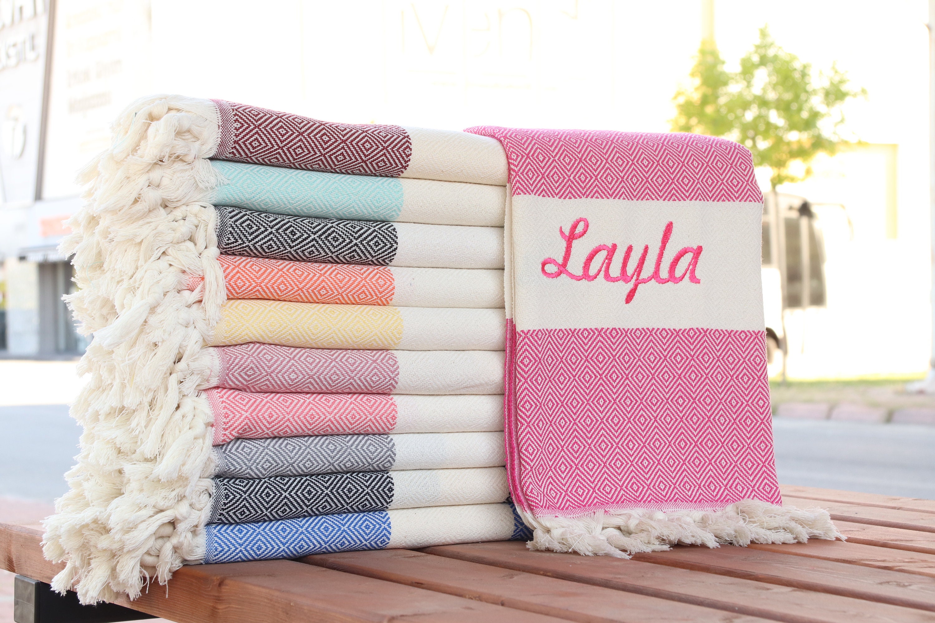 Personalized Beach Towel Gifts, Personalized Gifts, Bachelorette Party Favor, Bridesmaid Gift, Gift For Her, Turkish Towel, Christmas Gifts