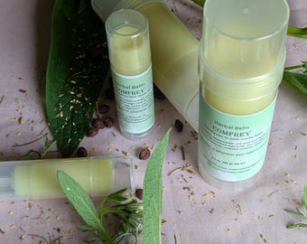 Comfrey Herbal Balm: Organic Olive Oil Infusion