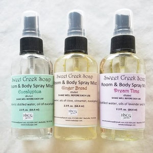 Body Spray Package Deal, 3 2 oz. bottles, Your choice