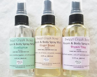 Body Spray Package Deal, 3 2 oz. bottles, Your choice