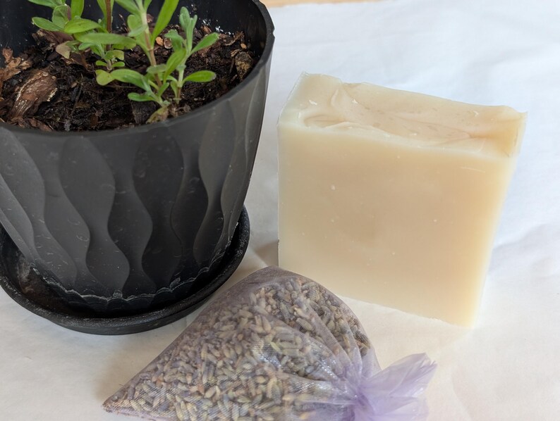 Jabón champú herbal: Campos de lavanda con seda imagen 2