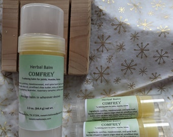 Comfrey Herbal Balm: Organic Olive Oil Infusion