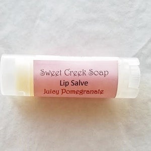 Juicy Pomegranate Vegan Herbal Lip Balm