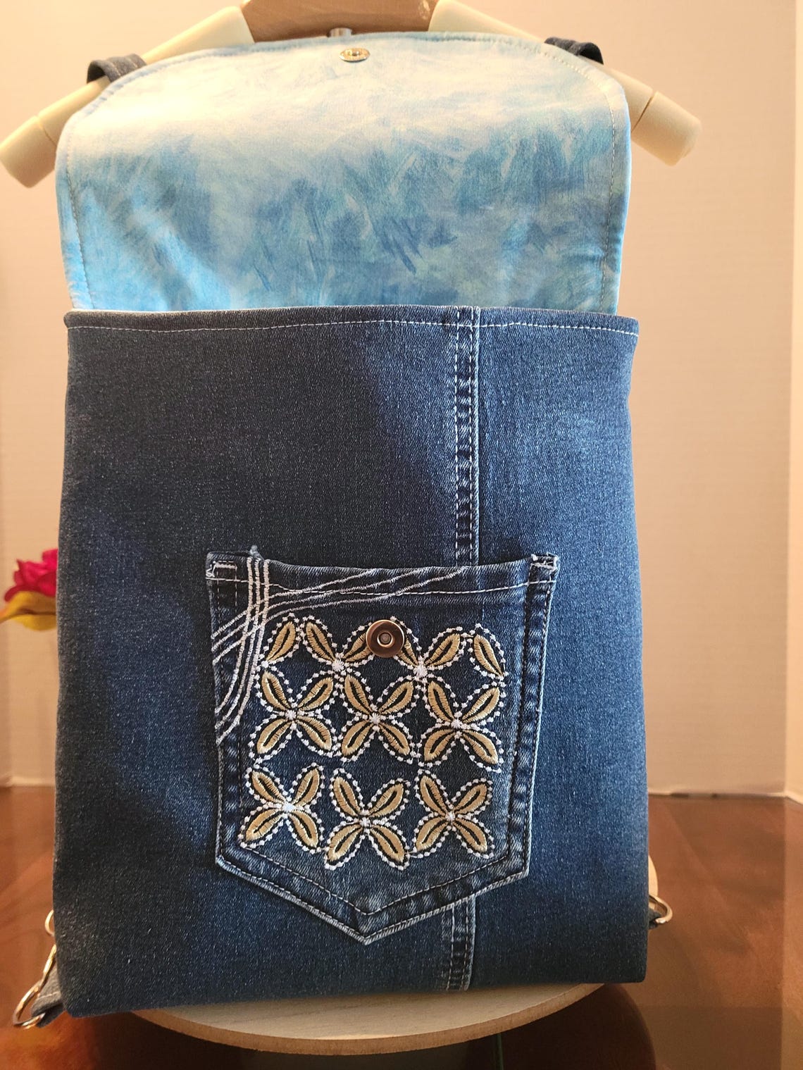 Denim Back Pack - Etsy