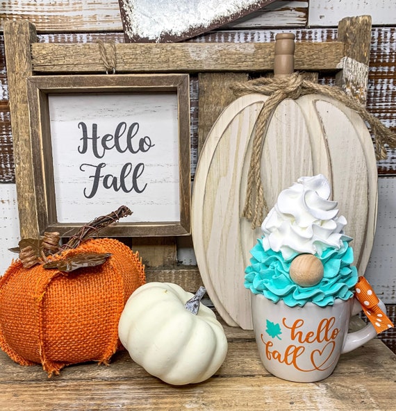 Fall Mini Mug Gnome Mini Mug Gnome Fall Decor Fall Tiered Etsy