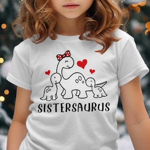 Big Brother, Big Sister Dinosaur Shirt, Sibling Matching Outfits, Brothersaurus Shirt, Cute Family Gift Tee