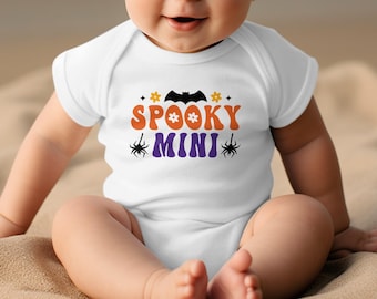 Halloween Bodysuit for Babies, Spooky Mini Infant Bodysuit, Halloween Baby Outfit, Cute Halloween Baby Clothes, Halloween Costume