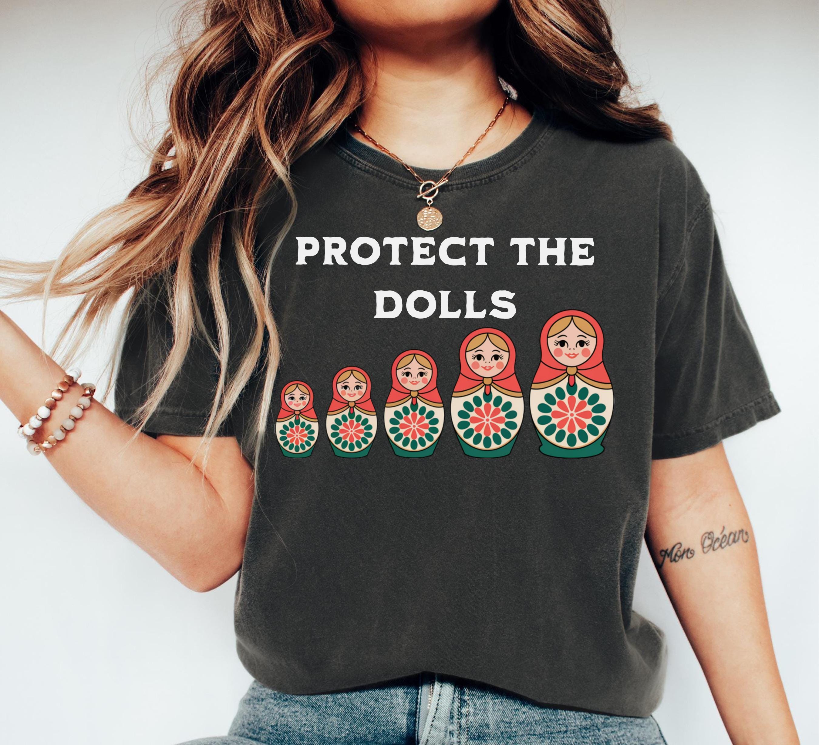 Matryoshka Doll Shirt,vintage Folk Art Tee – Comfort Colors