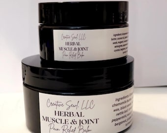 Baume à base de plantes pour muscles et articulations
