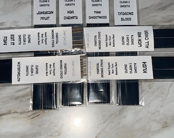 24 bâtons d'encens au charbon. 12 paquets de bâtons