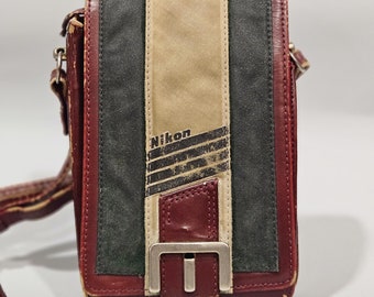 Estuche de cuero para accesorios de cámara Nikon CB-2