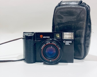 Cámara compacta Canon Super Sure Shot/AF35ML/Autoboy Super 35 mm f/1.9 - Película probada, funcionando correctamente - ENVÍO GRATIS