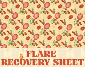 Chronic Illness Flare Recovery Sheet | Symptom & Pain Tracker (Digital Download)