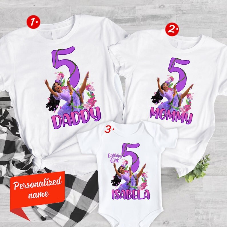 encanto isabela birthday shirt