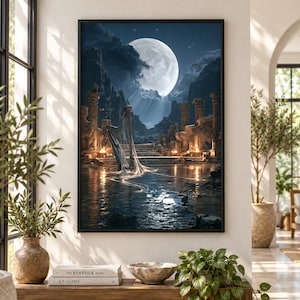 ACOTAR Inspired Framed Wall Art | Splintered Harmony Valkyrie Cycle Fantasy Print