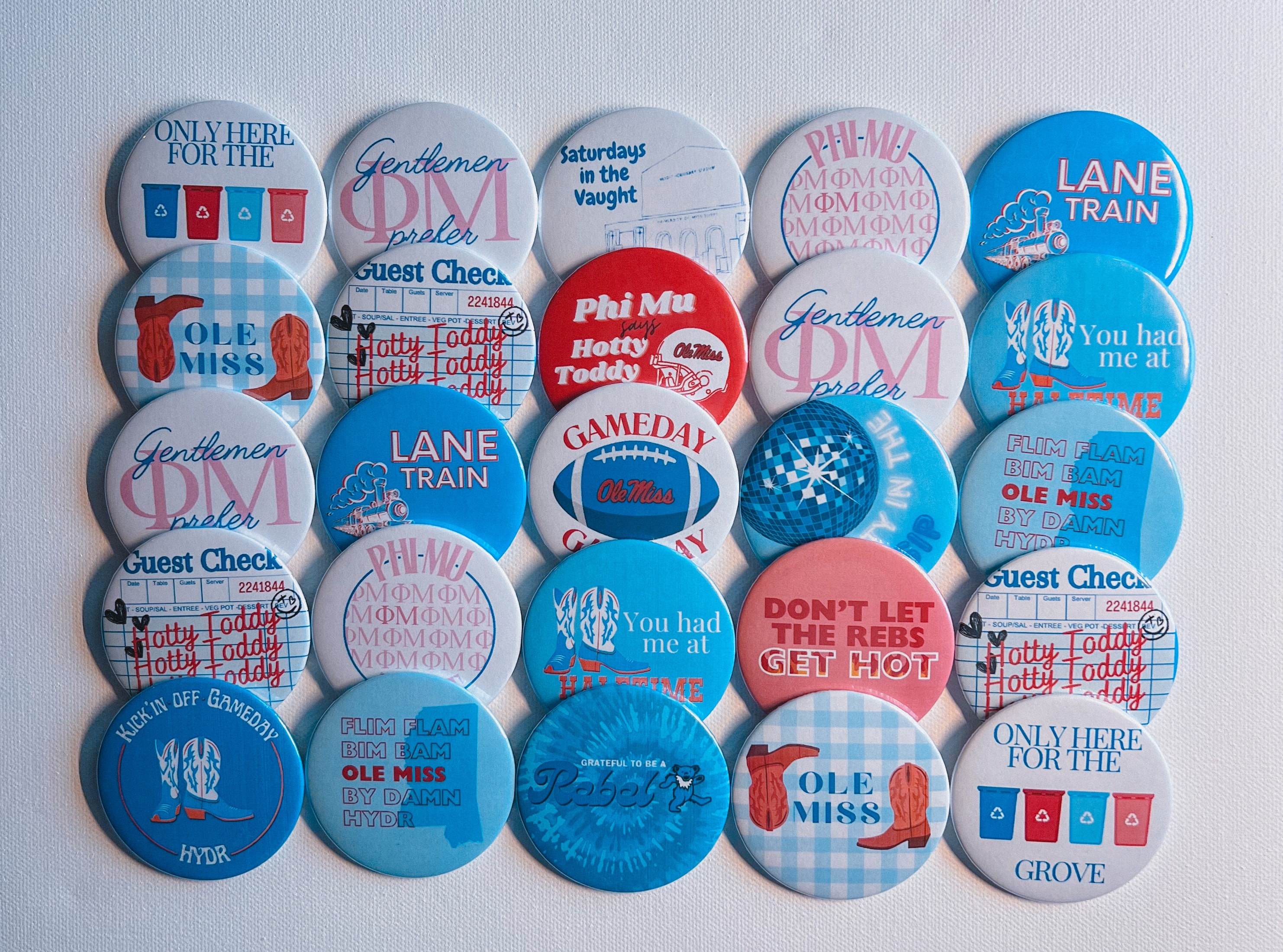 Gameday Pins/Buttons!!