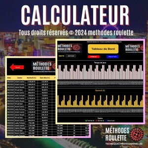 Professional Roulette Calculator - Bankroll Management and Statistics