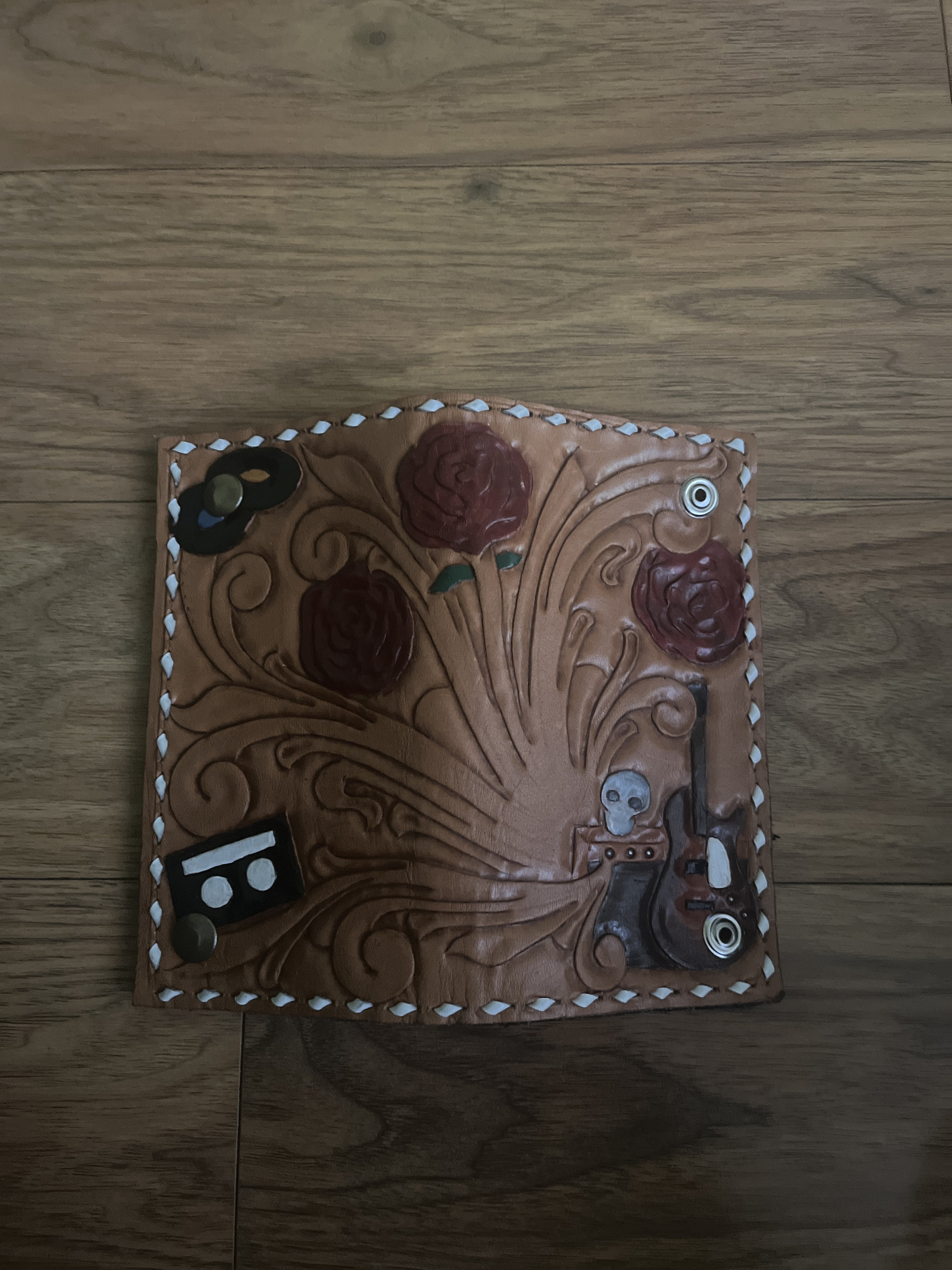 Rock'n'roll Leather Wallet | ha | za | ma (over