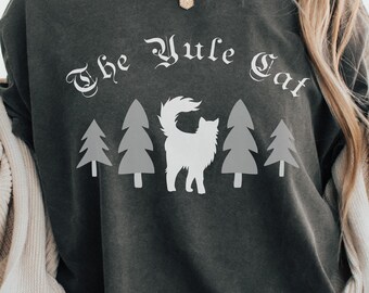 Comfort Colors The Yule Cat Jólakötturinn Shirt
