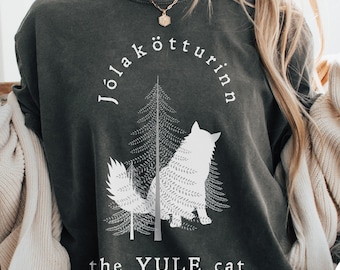 Comfort Colors The Yule Cat Jólakötturinn Shirt