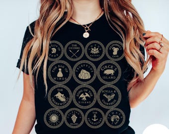 Odysseus's Journey T-Shirt | Odyssey Adventure Shirt | Greek Mythology TShirt | Classic Literature Gift | Ancient Greek Hero