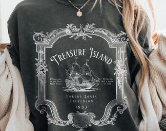 Comfort Colors Treasure Island T-Shirt | Robert Louis Stevenson Shirt