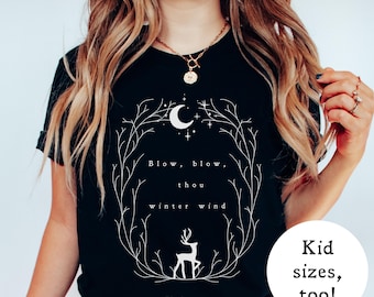 Winter Shakespeare Quote - Winter Solstice - Winter T-Shirt - Winter Lover - As You Like It Quote