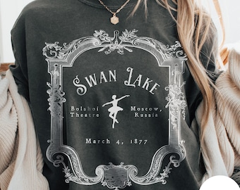 Comfort Colors Swan Lake Ballet Unisex T-Shirt | First Swan Lake Performance | Ballerina Gift
