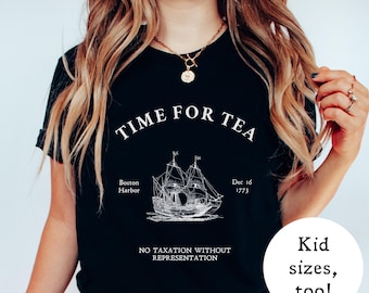 Boston Tea Party Shirt, Funny History Shirt, American Revolution Shirt, Patriotic Shirt Unisex, History Lover Shirt, 4th of July, USA Shirt
