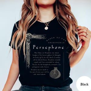 Greek Goddess Persephone, Queen of the Underworld, Hades and Persephone Shirt, Greek Mythology, God of Death, Goddess Core, Olympian Gods