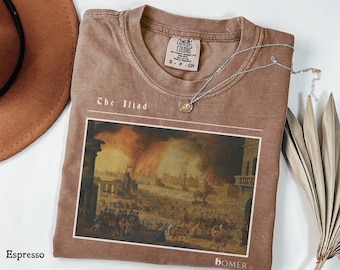 Comfort Colors The Iliad T-Shirt | Trojan War | The Burning of Troy
