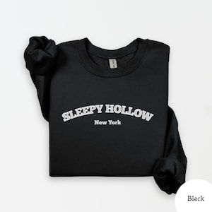 Sleepy Hollow Halloween Sweatshirt, Autumn Spooky Literary Pullover, Washington Irving, Pumpkin Season, Fall Bookish Gift, Ichabod New York