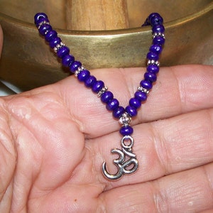 1 Om Adjustable Wood Bracelet Stackers Mix and Match
