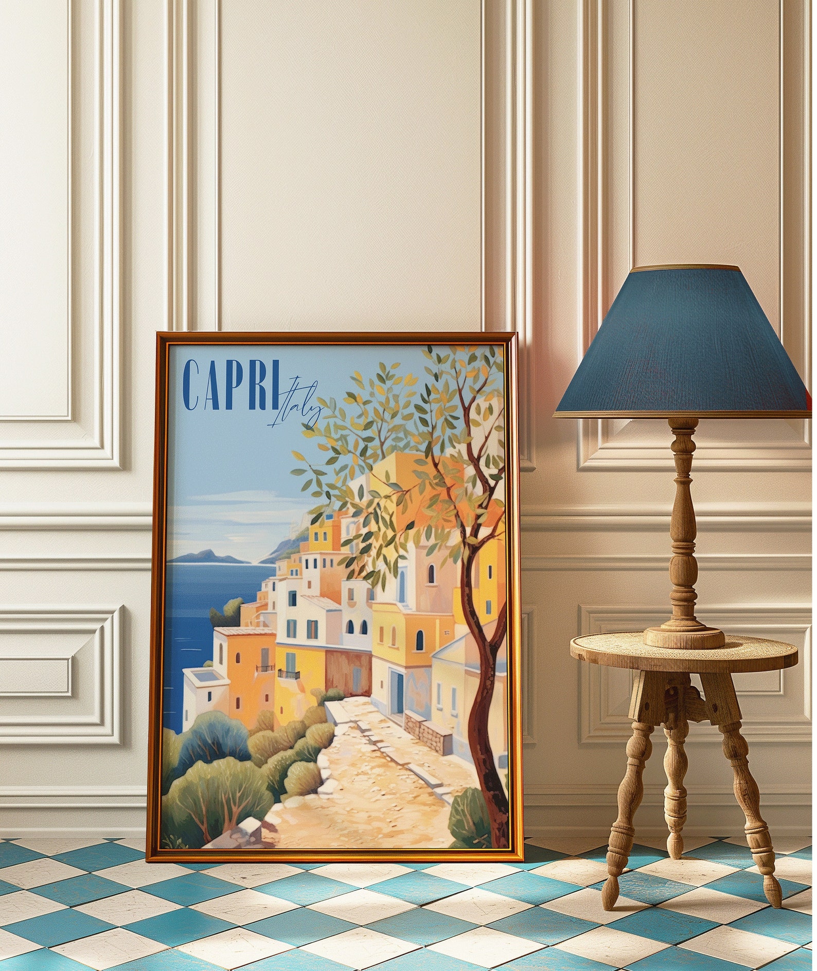 Capri Wall Art, Matisse Wall Decor, Eclectic Art, Aesthetic Poster ...