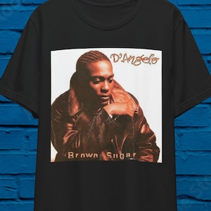 Camiseta D'Angelo, RIP, BROWN SUGAR, Tela Bella suave de calidad. Soulquarians. ¡Larga vida a D'Angelo, Voodoo, R&B de los 90, Erykah Badu, leyenda, tributo!