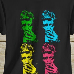 Camiseta DL, ¡Arte Pop! RIP, Tributo, Lost Highway, programa de televisión de los 80, serie. Mulholland Dr, Nicolas Cage, Wild at Heart. Patricia Arquette, película de los 90