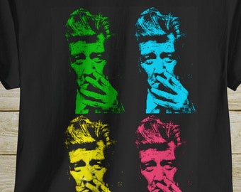 DL Shirt, Pop Art! RIP, Tribute, lost highway, 80s TV show, series. mulholland dr, nicolas cage, wild at heart. patricia arquette, 90s movie