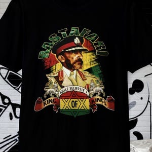 Haile Selassie, Rastafari, King of Kings. Lion of Judah, ethiopian emperor, jah rastafari, black history month, melanin, african american