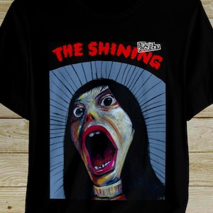 Duvall-Centered: Typically Crazy Polish Poster! Shelley. Jack Nicholson. Torrance. 80s Horror Movie, Cult Classic. Doctor Sleep. Axe, Door.