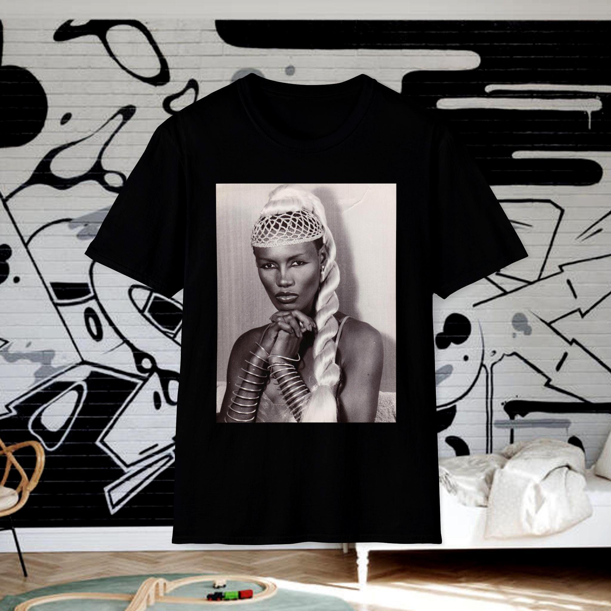 Grace Jones Shirt, RARE Photo, GORGEOUS | Grace Jones T-shirt, 80s 