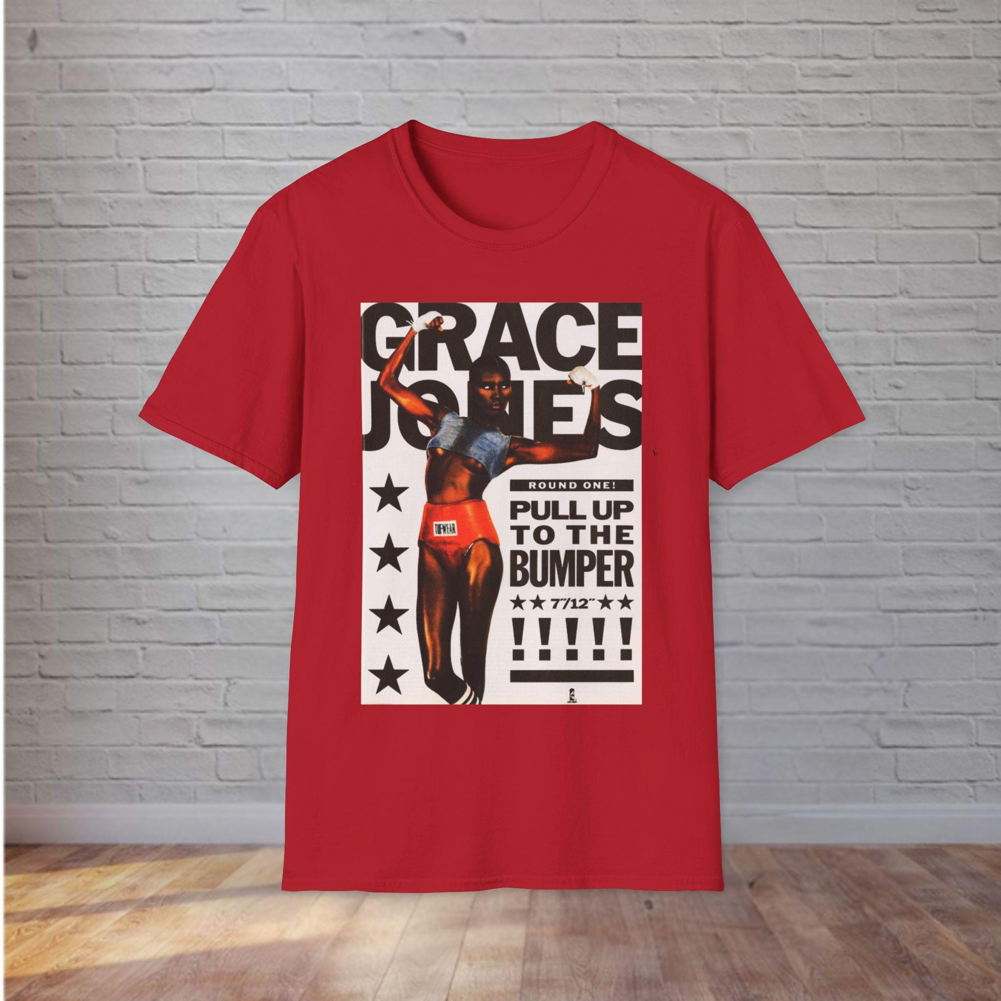 Grace Jones \" LIFE\" promo Tシャツ L Mens Womens Tshirt Grace Jones Shirts for Men Women Cool Neck Mon