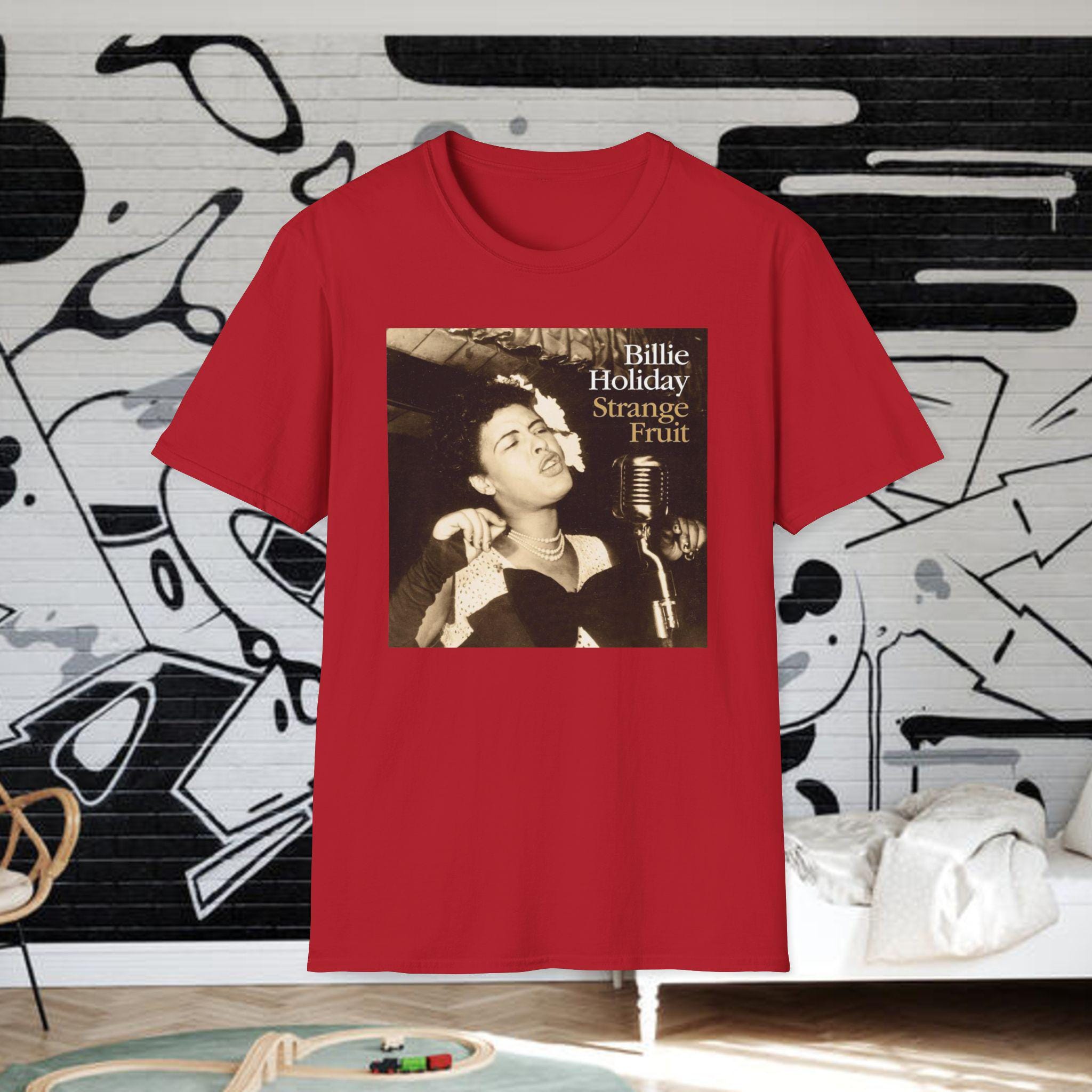 Billie Holiday Shirt, STRANGE FRUIT. Jazz, Album, Southern Trees