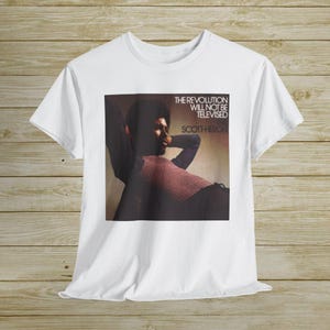 Gil Scott Heron Shirt, The Revolution Will Not Be, 70s, Soul, Black History, Poet, Marvin Gaye, black panthers, black owned, pride, mlk image 3