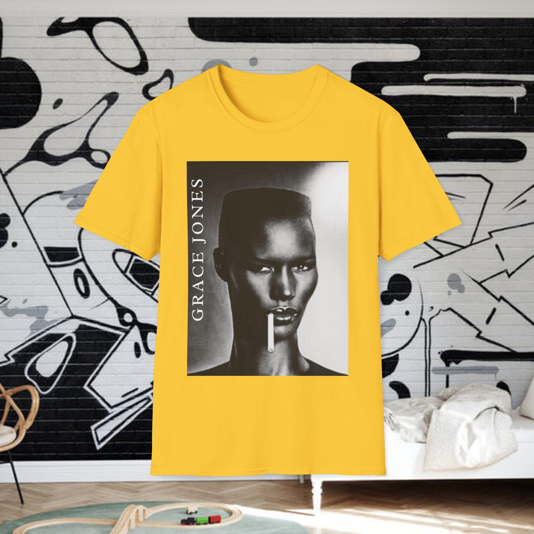 Grace Jones Shirt: Elegant NIGHTCLUBBING Close Up, Grace, Jamaican 