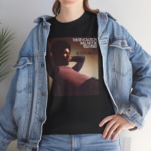 Gil Scott Heron Shirt, The Revolution Will Not Be, 70s, Soul, Black History, Poet, Marvin Gaye, black panthers, black owned, pride, mlk image 2