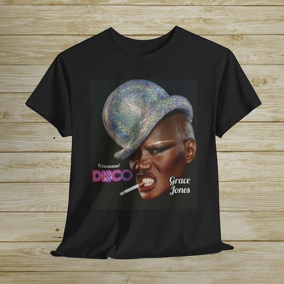 Grace Jones \" LIFE\" promo Tシャツ XL Grace Jones T-Shirt Retro Cigarette Vintage hipster Tee, Jamaica