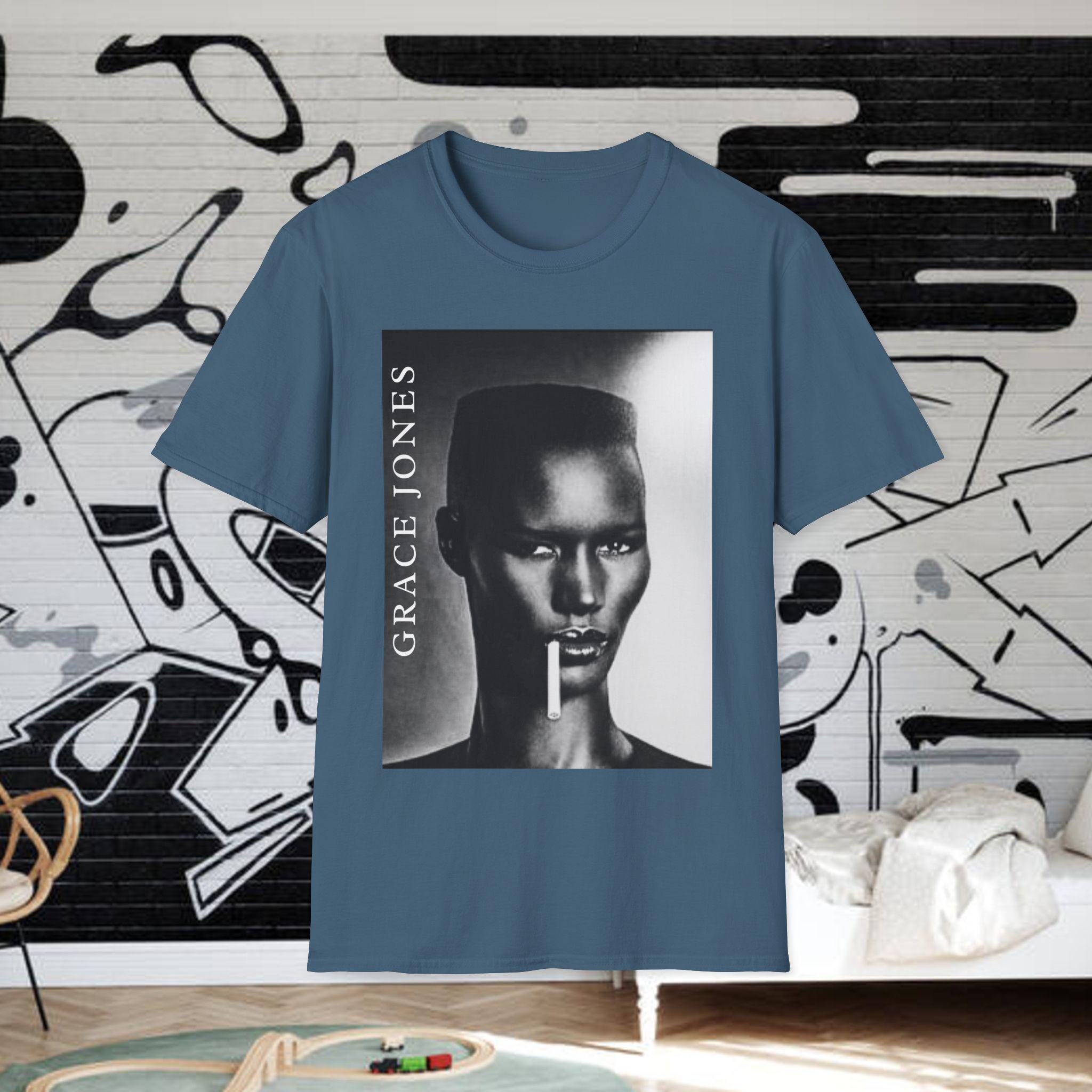 Grace Jones Shirt: Elegant NIGHTCLUBBING Close Up, Grace, Jamaican